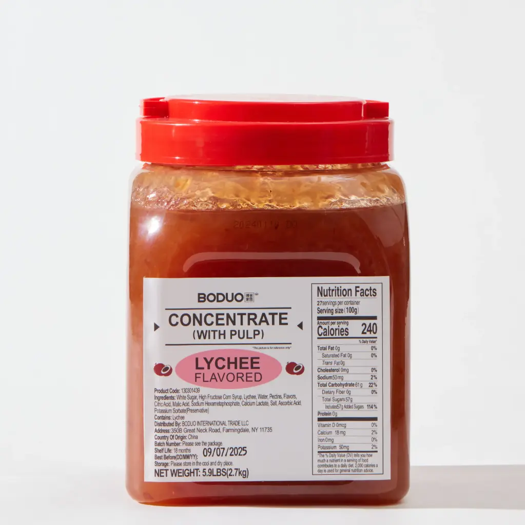 LYCHEE JAM 荔枝果味酱 | 6lbs × 6 Bucket / Ctn 