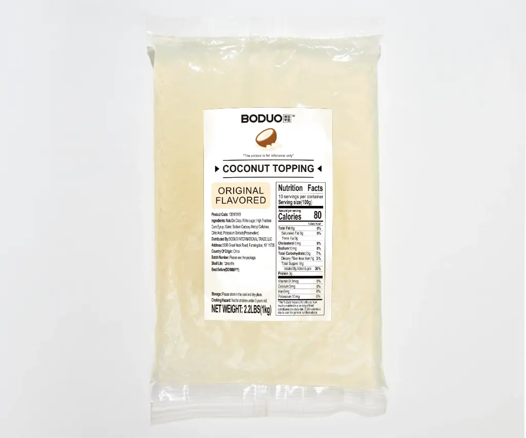 ORIGINAL COCONUT JELLY |原味椰果 |2.2lbs × 20 bags / Carton