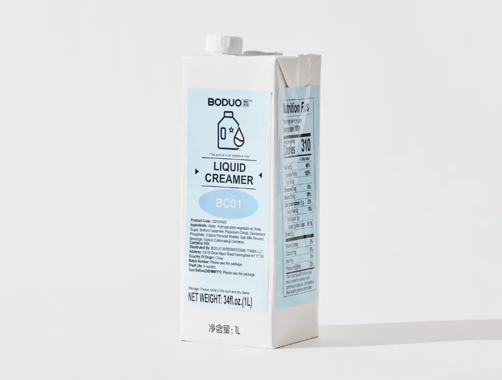LIQUID CREAMER LC01 |饮品奶油 LC01|34oz × 12 bottles / Carton