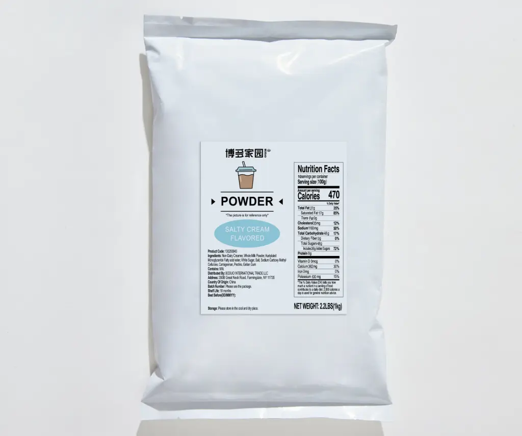 SEASALT CREAM TOP POWDER 海盐奶盖粉固体饮料 | 2.2lbs x 15 bags / Carton