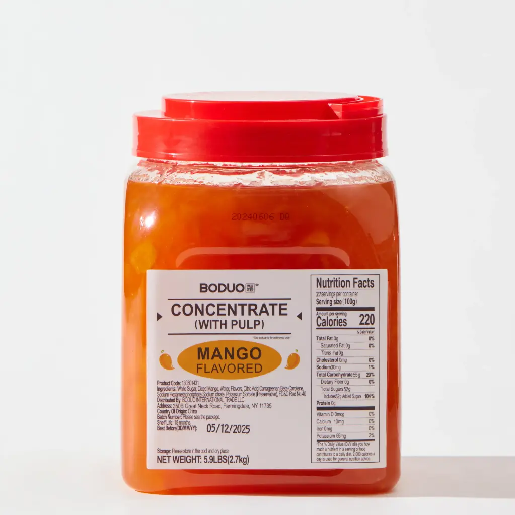 [130100431] MANGO JAM |芒果果酱 | 6lbs × 6 Bucket / Ctn