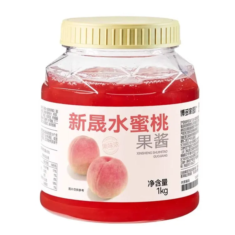 XINSHENG HONEY PEACH JAM  新晟水蜜桃果酱 | 2.2lbs × 12 Bucket / Ctn
