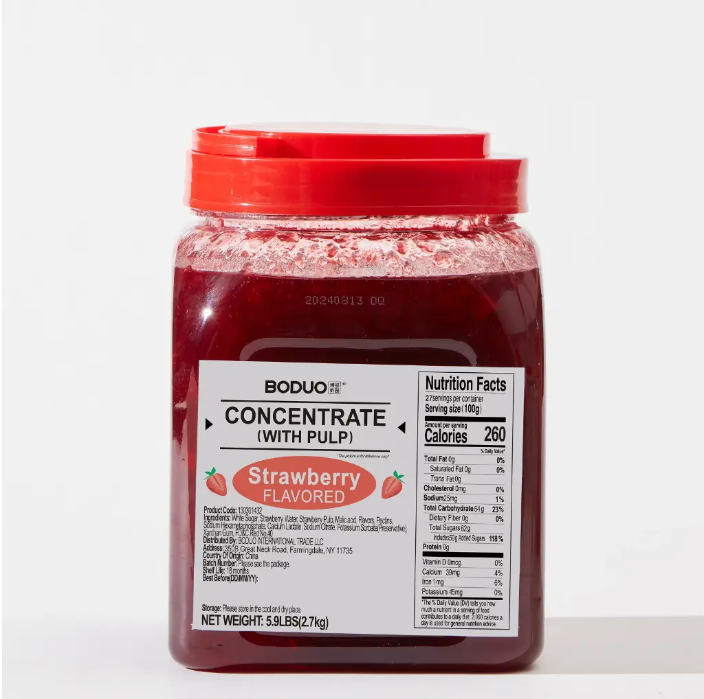 STRAWBERRY JAM |草莓果酱 |5.9lbs × 6 jars / Carton