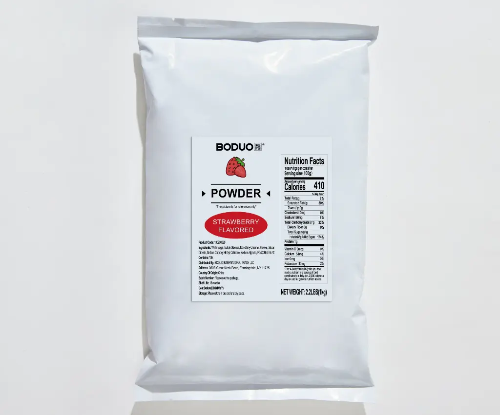 STRAWBERRY POWDER |草莓味粉 |2.2lbs × 20 bags / Carton