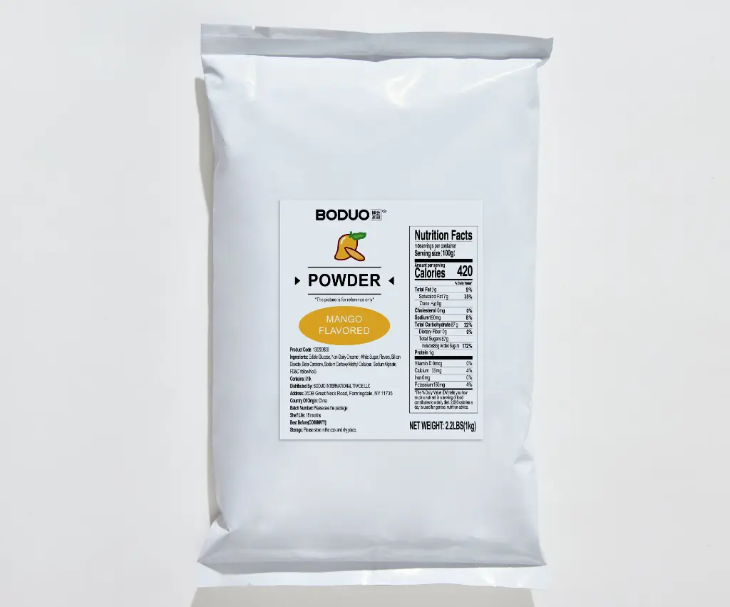 MANGO POWDER |芒果味粉固体饮料 |2.2lbs × 20 bags / Carton