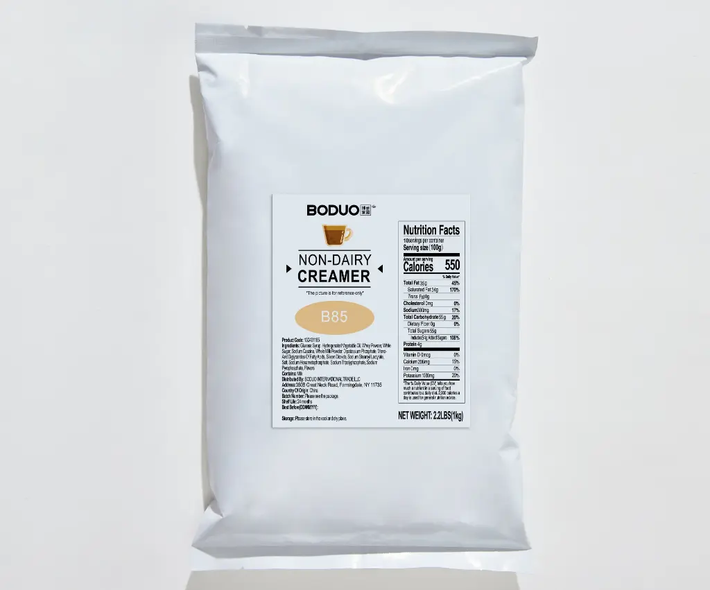 B85 NON-DAIRY CREAMER |奶茶伴侣粉 |2.2lbs × 20 bags / Carton