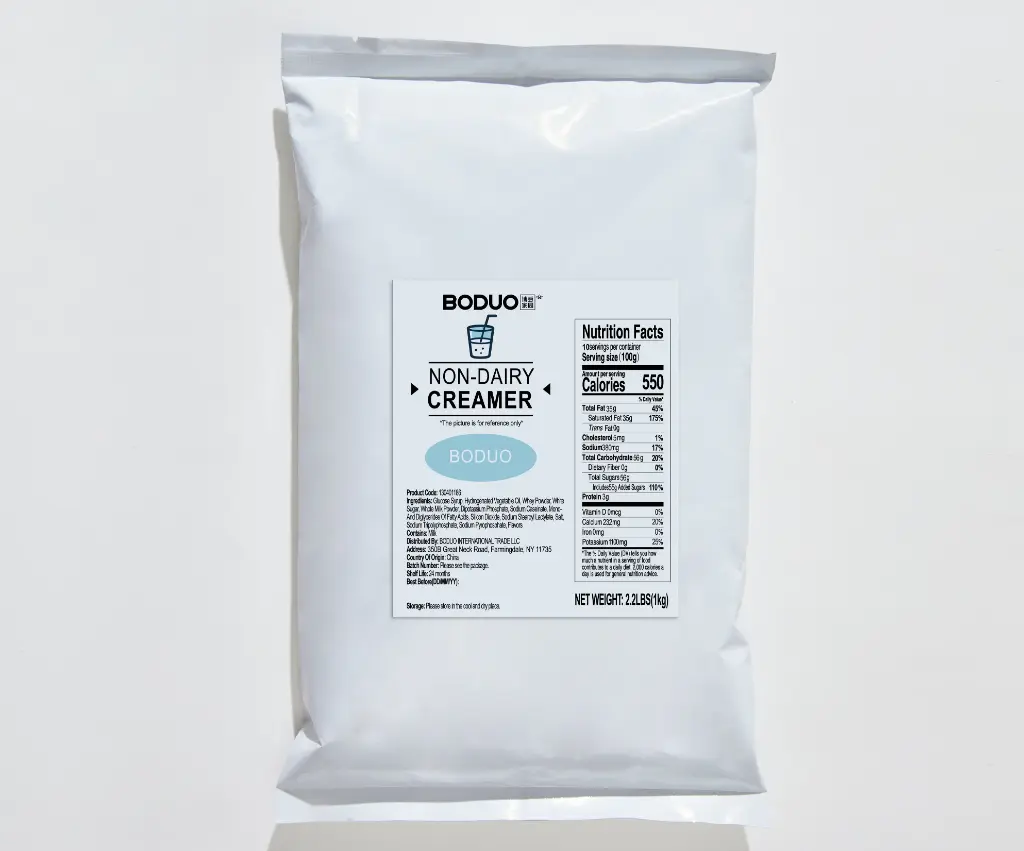 NON-DAIRY CREAMER |奶茶伴侣固体饮料 |2.2lbs × 20 bags / Carton
