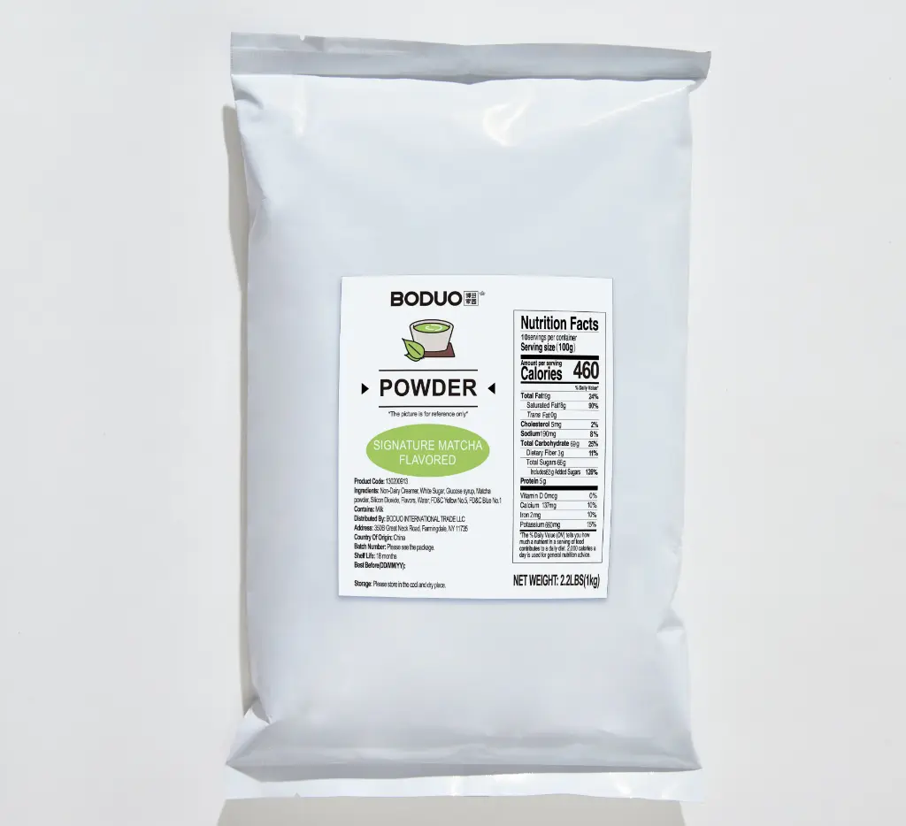 MATCHA POWDER |醇臻抹茶风味 |2.2lbs × 20 bags / Carton