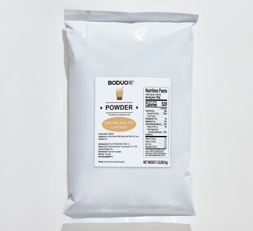 MILK TEA POWDER |香醇奶茶味粉 |2.2lbs × 20 bags / Carton