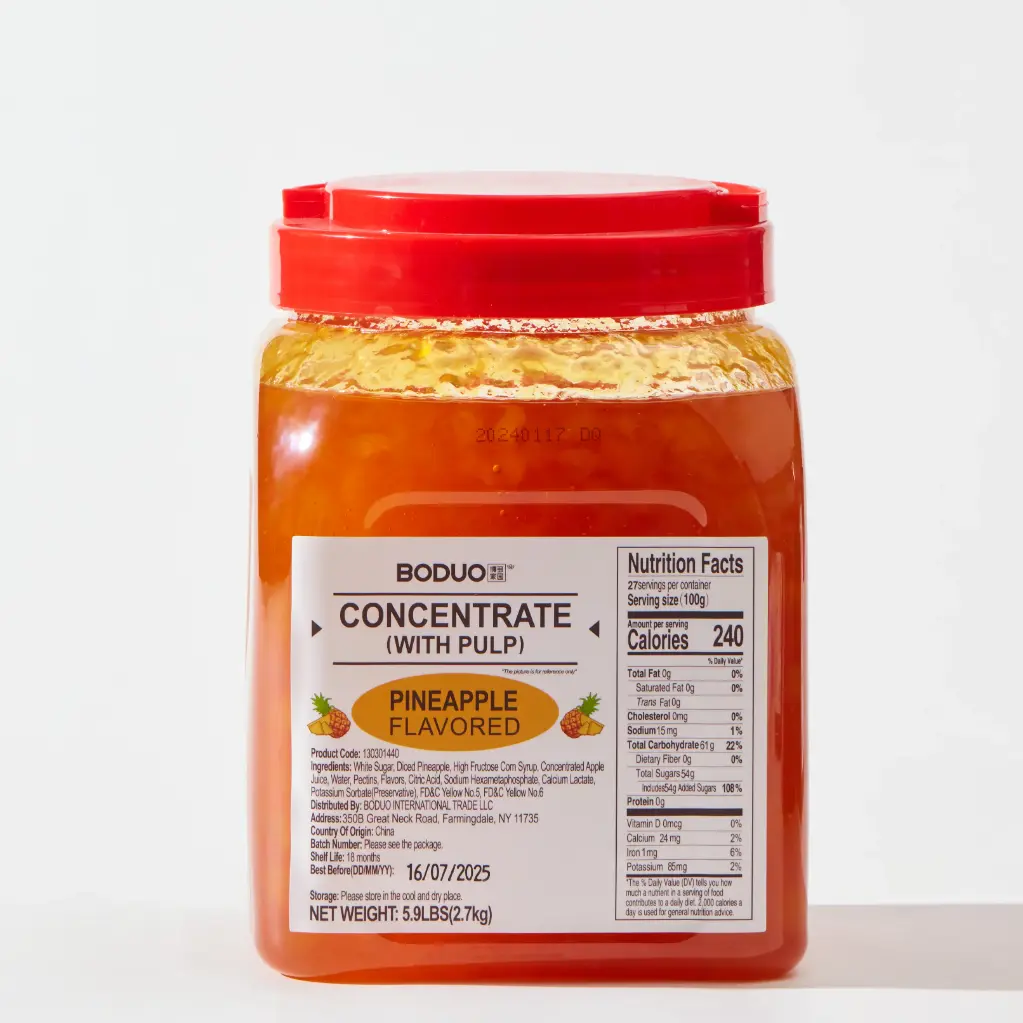 PINEAPPLE JAM |菠萝果酱 | 6lbs × 6 Bucket / Ctn