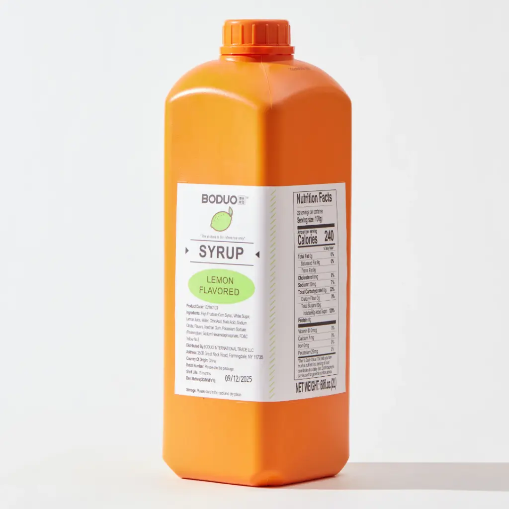 LEMON SYRUP |柠檬味糖浆 | 6lbs × 8 bottles / Carton