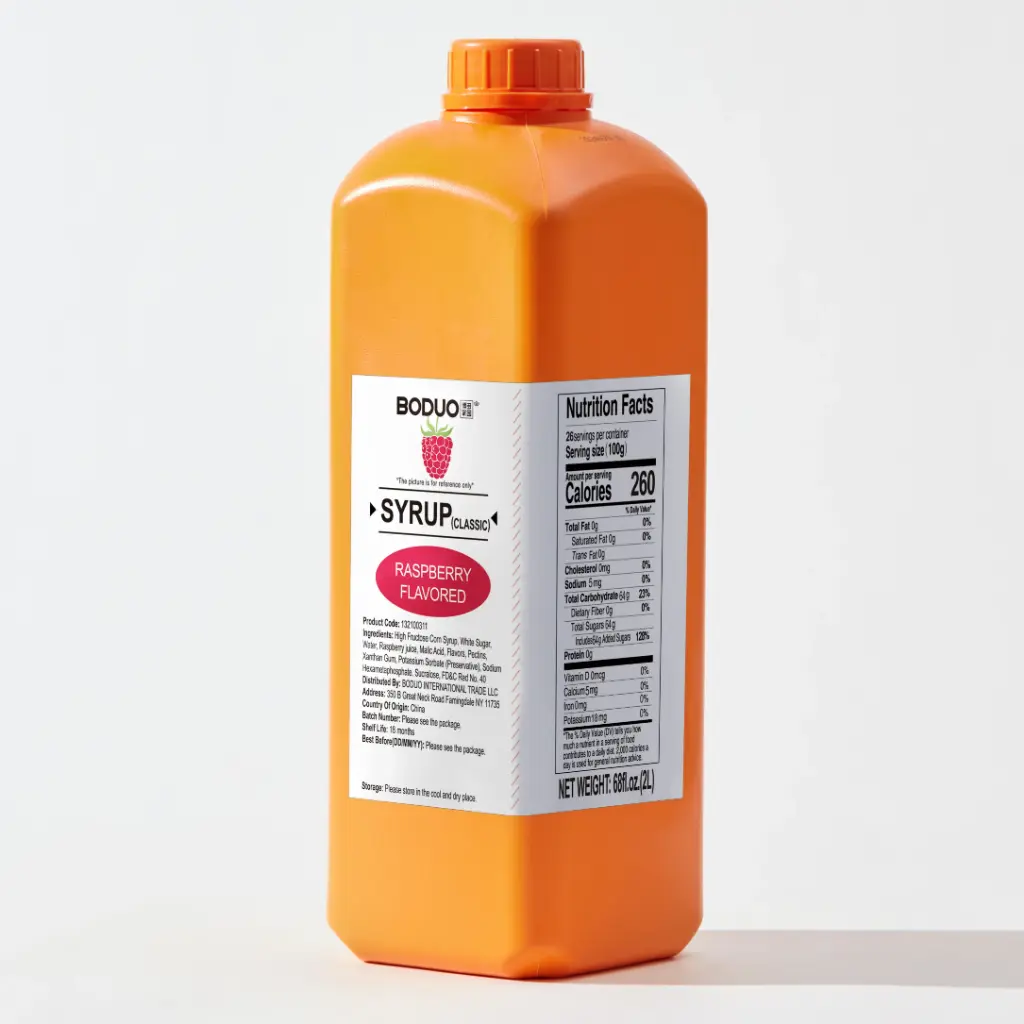 RASPBERRY SYRUP |树莓味糖浆 |6lbs × 8 bottles / Carton