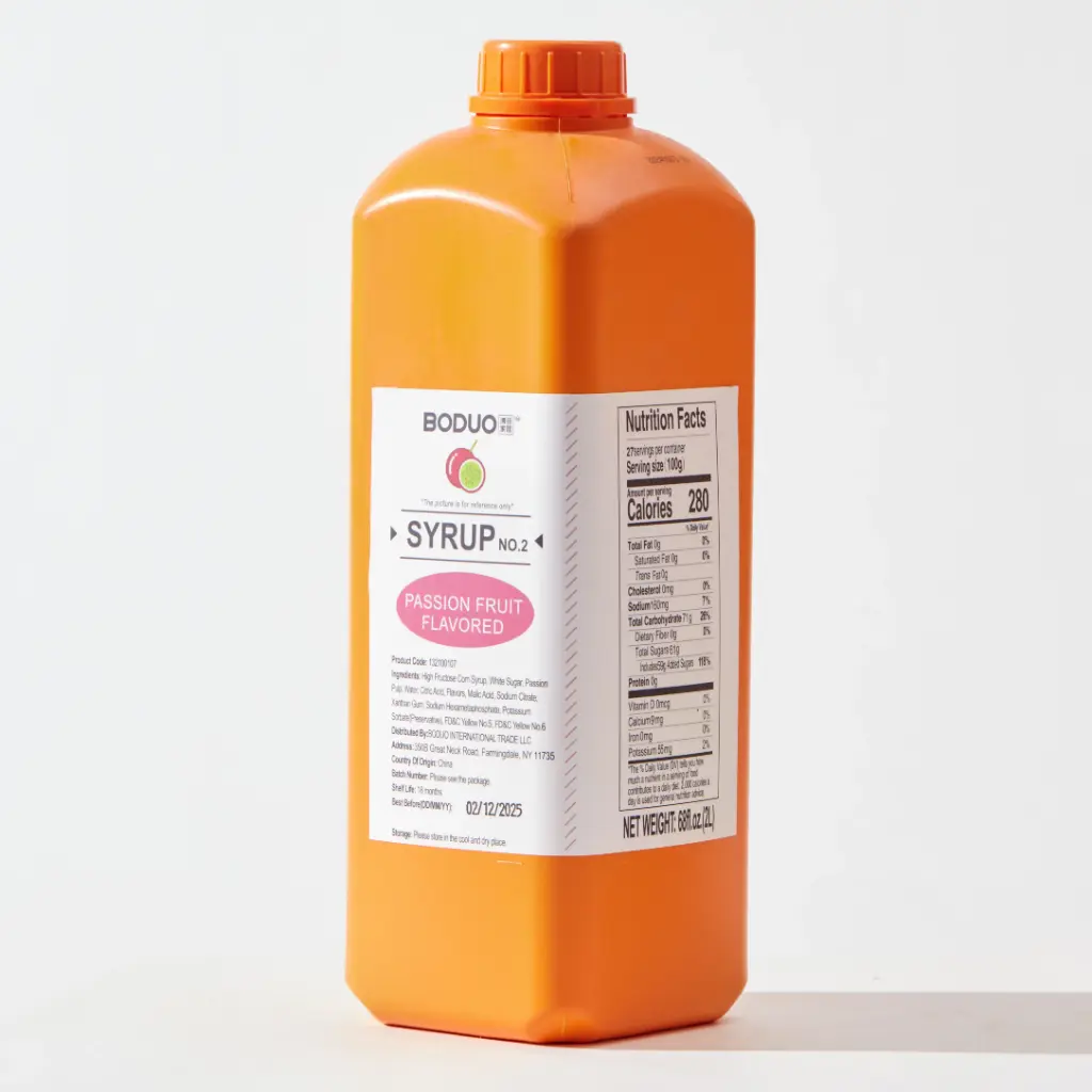 PASSION FRUIT SYRUP |百香果味糖浆 |6lbs × 8 bottles / Carton