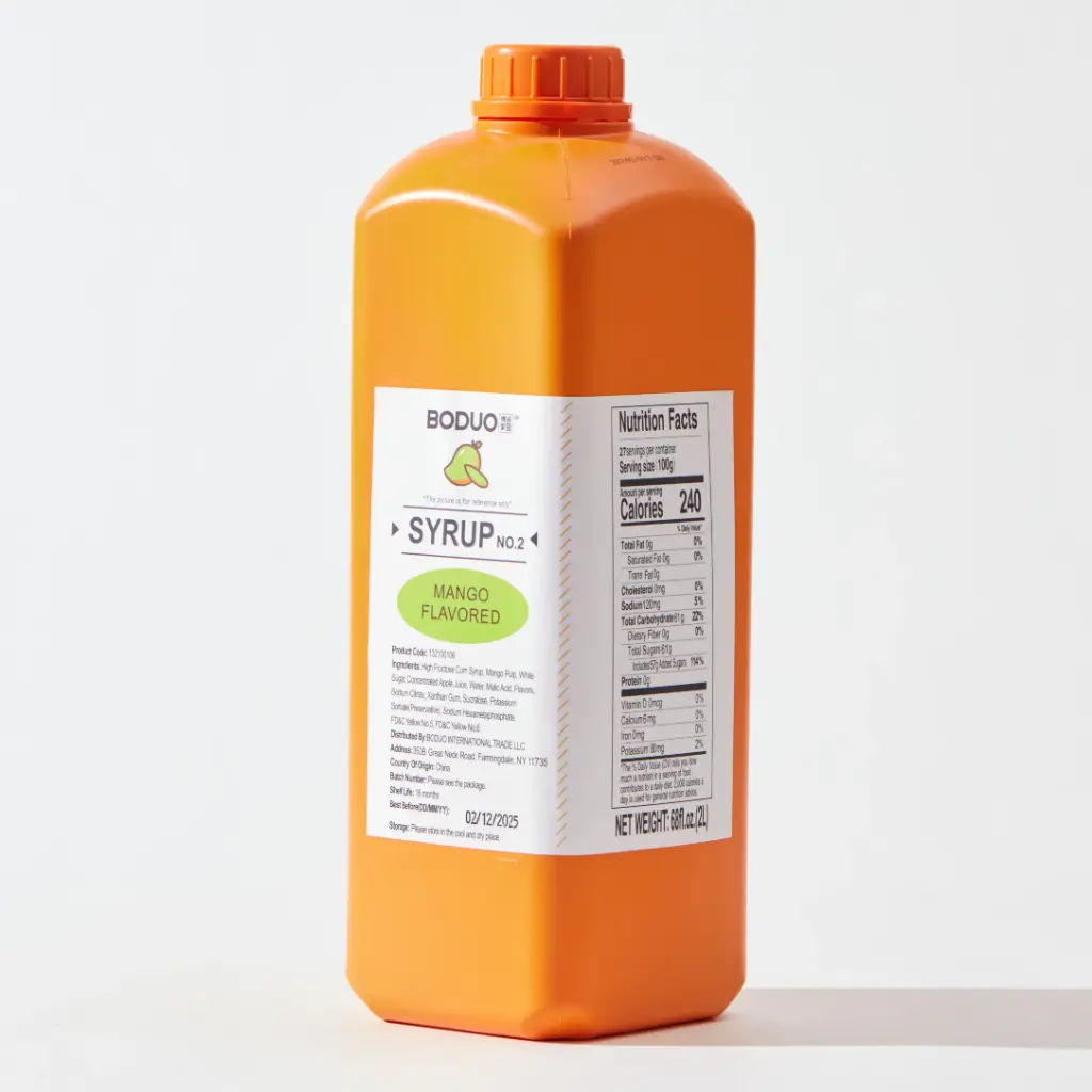 MANGO SYRUP |芒果味糖浆 |67oz × 8 bottles / Carton