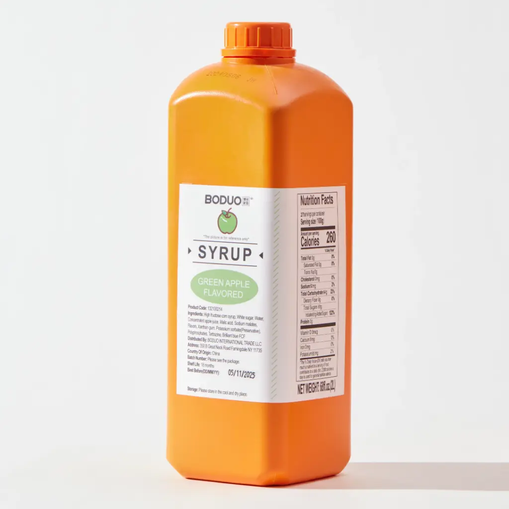 GREEN APPLE SYRUP |青苹果味糖浆 |6lbs × 8 bottles / Carton