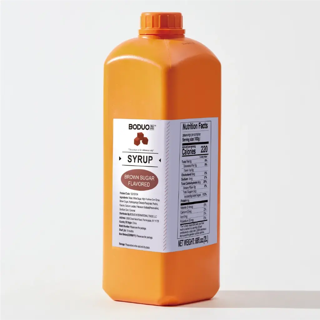 BROWN SUGAR SYRUP |黑糖味糖浆 |6lbs × 8 bottles / Carton