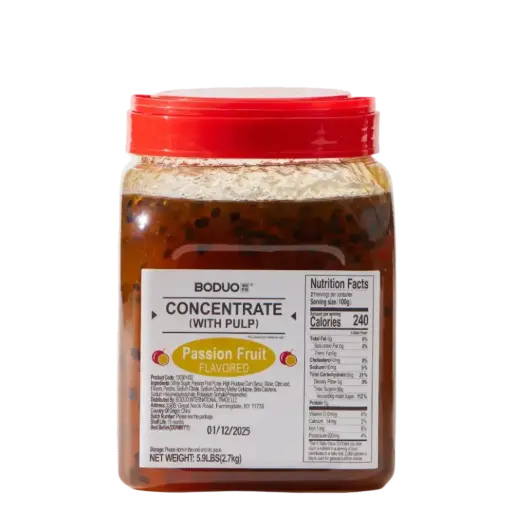 [130301433] PASSION FRUIT JAM |百香果果酱 |5.9lbs × 6 jars / Carton