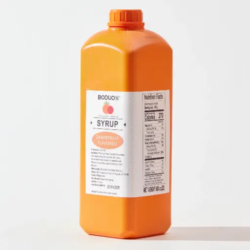 [132100102] GRAPEFRUIT SYRUP |红西柚味糖浆 |6lbs × 8 bottles / Carton