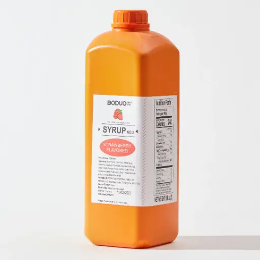 [132100105] STRAWBERRY SYRUP |草莓味糖浆 | 6lbs × 8 bottles / Carton